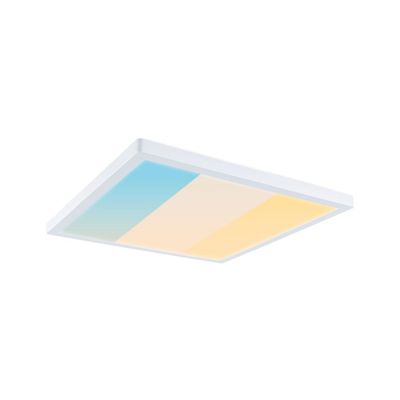 Plafonnier LED salle de bain IP44 2100 lumens lumière blanc variable 30x30cm Blanc - Atria Shine PAULMANN