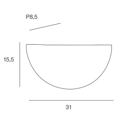 Applique EZIO métal naturel IP20 E27 60 W COREP