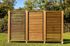 Panneau brise vue persienne avec ventelles mobiles en bois traité L 100 x H 200 cm, Livraison à domicile incluse - HABRITA