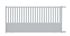 Portail coulissant aluminium CHAMBERY l.3,50 x H.1,55 m motorisé gris clair JARDIMAT