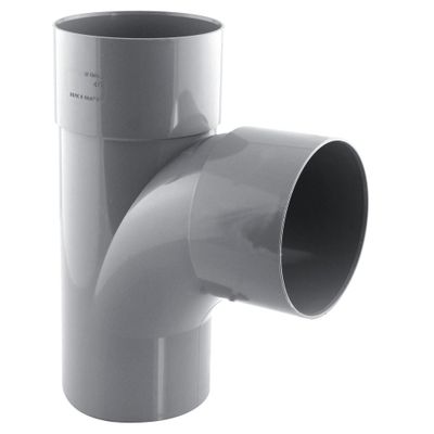 Culotte PVC évacuation 87° mâle/femelle Ø100 - FITT