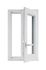 Fenêtre PVC blanc 1 vantail tirant droit H.75 x l. 40 cm CLOSY