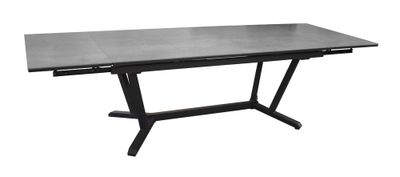 Table de jardin rectangulaire Vita en aluminium 180/280x100x74 cm PROLOISIRS