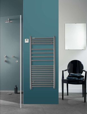 Sèche-serviettes à inertie fluide ANGORA 750W gris - ACOVA