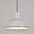 Suspension métal blanc E27 Ø30 cm CANTEEN - COREP