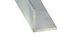 Cornière égale aluminium argent brillant 15 x 15 x 1,5 mm 2,50 m CQFD