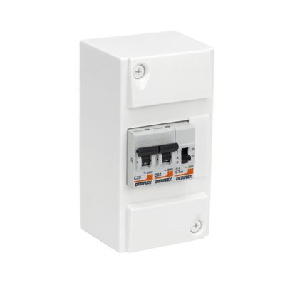 Coffret électrique pré-équipé 4 modules pour chauffe-eau jour/nuit - DEBFLEX