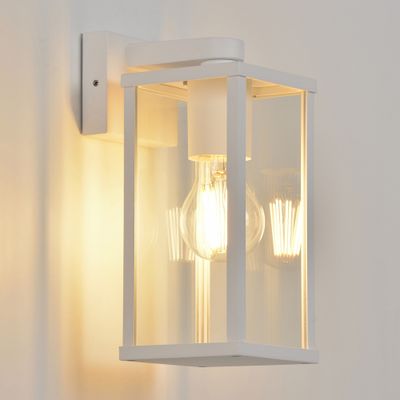 Applique extérieur E27 Lagos blanc IP44 60W - COREP