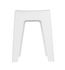 Tabouret de salle de bains blanc Kumba WENKO