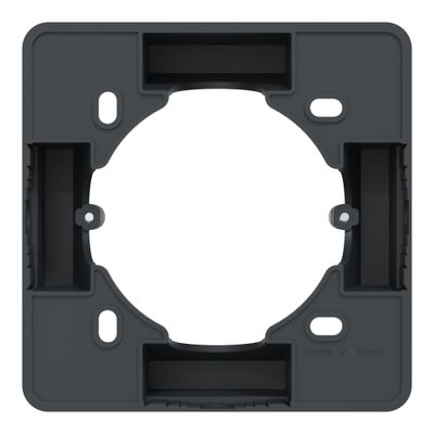 Boîte support pour montage en saillie 36mm anthracite - Ovalis SCHNEIDER ELECTRIC
