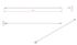 Barre de fixation murale chromee 100 cm redécoupable paroi de douche à l'italienne AURLANE