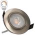 Spot LED encastrable dimmable et orientable module remplaçable Acier - Ruby ARLUX