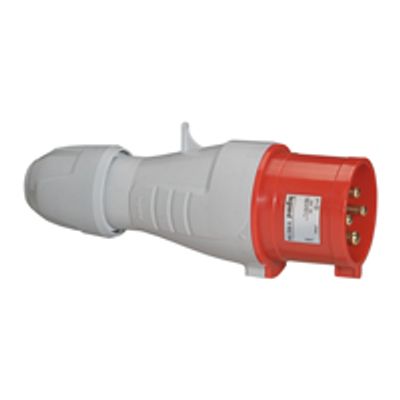 Prise électrique mobile industrielle mâle étanche IP44 3 pôles + terre 32A 380/415V - P17 LEGRAND