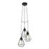 Suspension métal noir E27 3 x 60W TARBES - EGLO