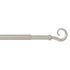 Tringle de vitrage extensible en métal de 40 à 65 cm diam 10 mm Finition Nickel mat - MOBOIS