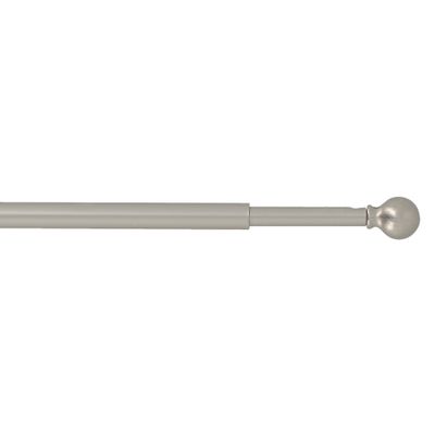 Tringle de vitrage extensible en métal de 0.6 à 1 m diam 7 mm Finition Nickel mat - MOBOIS