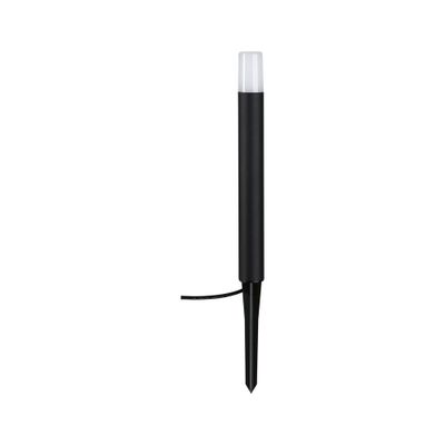 Borne extérieur LED 40cm Plug & Shine noir IP65 150 lumens blanc chaud - PAULMANN