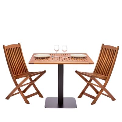 Pied de table central carré 71 cm MOTTEZ