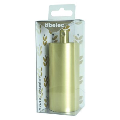 Douille électrique E27 métal or - TIBELEC