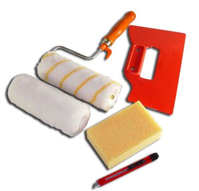 Outils pour poser et peindre la toile de verre NESPOLI