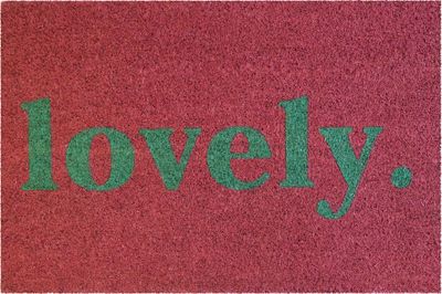 Tapis natruel blanchi lovely 40 x 60 cm - ID HOME