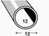 Tube rond aluminium brut 12 x 1 mm 1 m CQFD