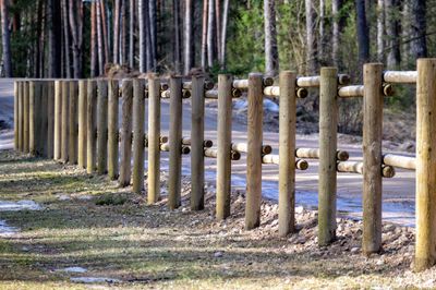 Rondin bois en pin traité autoclave classe 4 - Ø80 x 2500 mm - HENRY TIMBER