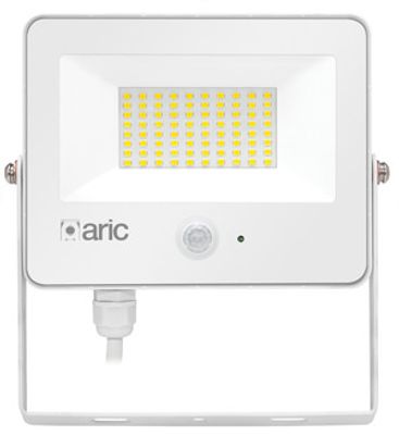 Projecteur extérieur LED détecteur de mouvements Wink 2 blanc IP65 5000 lumens blanc chaud - ARIC