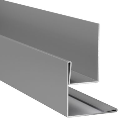 Profilé d'angle extérieur/retour de tableau alu bardage Hardie Plank VL gris ardoise - longueur 3000 mm - JAMES HARDIE