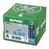 Vis inox tête fraisée T-star 5 x 60 mm par 100 SPAX