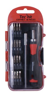 Coffret de vissage 18 pièces -JP OUTILLAGE