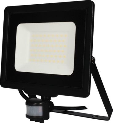Projecteur extérieur LED détecteur de mouvements Kali noir IP44 4250 lumens blanc neutre - ARLUX