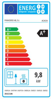 Poêle à bois 9,8 kW Acacia PANADERO