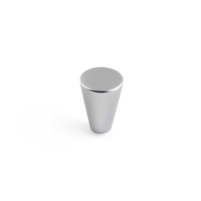 Bouton de meuble conique aluminium anodisé mat diamètre 16 mm REI