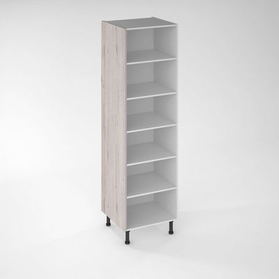 Joue de finition effet bois clair pour colonne Nature syncron blanchi 200 x 57 cm OFITRES