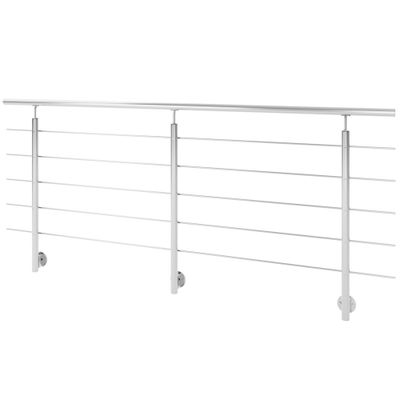 Garde-corps Harmony - Inox - L 2,50 m - Pose latérale - SOGEM