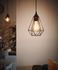 Suspension métal noir E27 60W Ø17,5 cm TARBES - EGLO