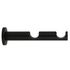 Support ouvert double en métal diam de 20 à 28 mm Finition Noir mat - MOBOIS