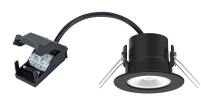 Spot LED encastrable salle de bain IP65 et BBC dimmable Noir - EF5 ARIC
