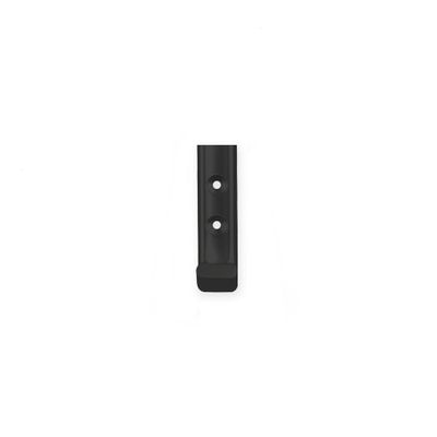 Pàtère 1 tête aluminium noir mat REI