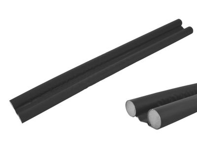 Boudin de porte noir 95 cm découplable 
