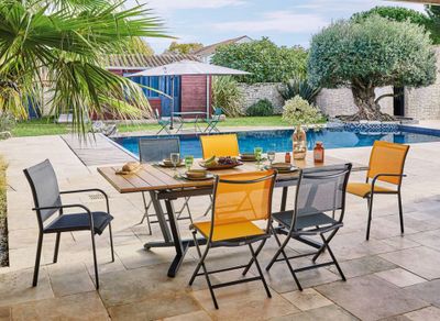 Table darwin 174/237x100 aluminium PRO LOISIR Livraison à domicile incluse