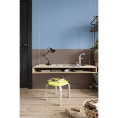 Peinture crème de couleur Wengé velours 0,5L - DULUX VALENTINE