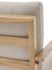 Salon de jardin IBIZA aluminium beige 4 places - BOCARNEA