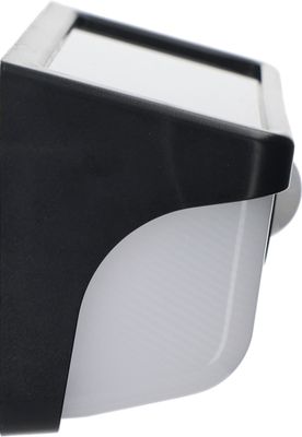 Appliques extérieur solaires LED détecteur de mouvements + crépusculaire Hydra noir IP65 500 lumens blanc neutre par 2 - ARLUX