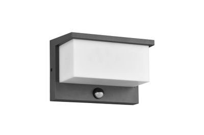 Applique extérieur LED détecteur de mouvements Nestos anthracite IP54 1300 lumens blanc chaud - TRIO