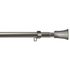 Kit de tringle à rideaux extensible en métal de 1.20 à 2.10 m diam 19 mm Finition Nickel brossé - MOBOIS