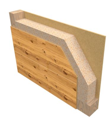 Bloc-porte H.204 X l.73 cm décor plaqué chêne ALTAÏ âme pleine poussant gauche - SMIS