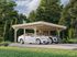 Carport toit plat en bois Karl - 2 voitures - 30,7 m² hors-tout - Livraison à domicile incluse - PALMAKO