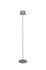 Lampadaire extérieur rechargeable LED Suarez vert pistache IP44 200 lumens blanc chaud - REALITY